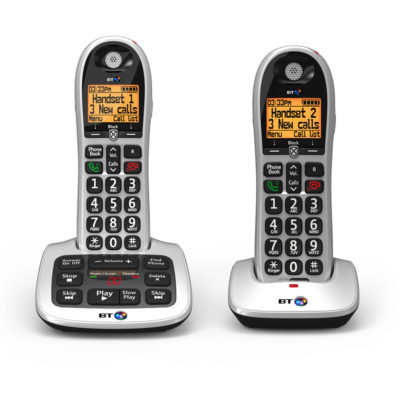 BT 4600 Cordless Telephone with Answering Machine – Twin BT 4600 Cordless Telephone with Answering Machine – Twin